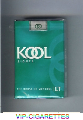 Kool Lights The House of Menthol cigarettes soft box