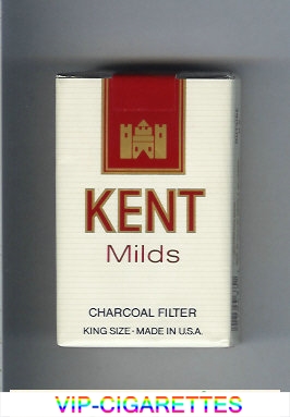 Kent Milds Charcoal Filter cigarettes soft box