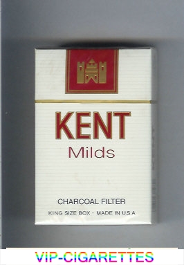 Kent Milds Charcoal Filter cigarettes hard box