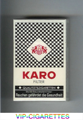 Karo Filter cigarettes hard box