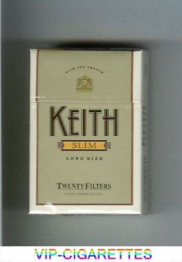 Keith Slim Twenty Filters cigarettes hard box