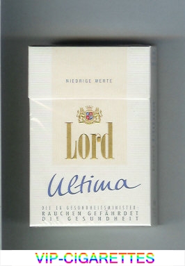 Lord Ultima Niedrige Werte cigarettes hard box