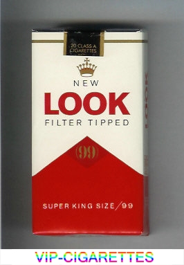 Look New Filter Tipped Super King Size 99 100s cigarettes soft box