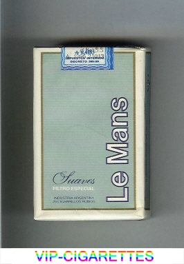 Le Mans Suaves Filtro Especial Cigarettes soft box