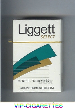 Liggett Select Menthol Filter Kings cigarettes hard box