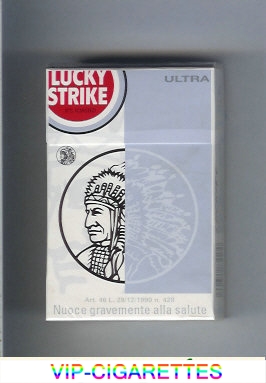 Lucky Strike Ultra cigarettes hard box