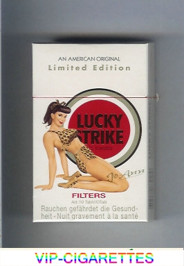 Lucky Strike Filter Jo-Ann cigarettes hard box