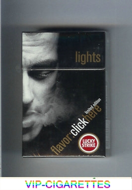 Lucky Strike FlavorChickHere Limited Edition Lights cigarettes hard box