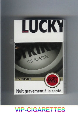 Lucky Strike Its Toasted Filters cigarettes hard box