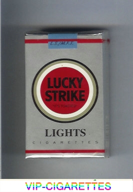 Lucky Strike Lights cigarettes soft box