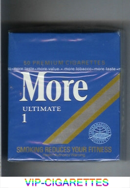 More Ultimate 1 50 cigarettes hard box