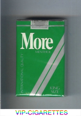 More Menthol cigarettes soft box