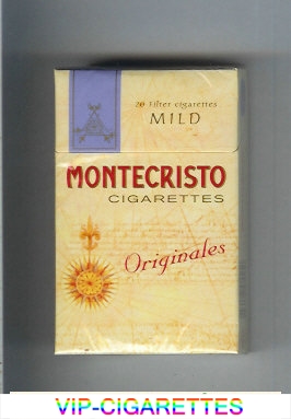 Montecristo Originales Mild cigarettes hard box