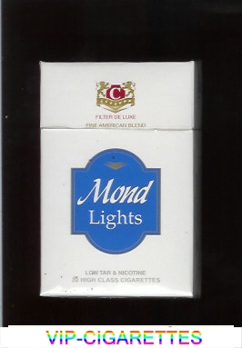 Mond Lights Filter De Luxe Fine American Blend cigarettes hard box
