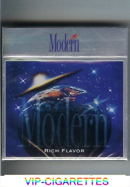 Modern Rich Flavor 90s cigarettes wide flat hard box