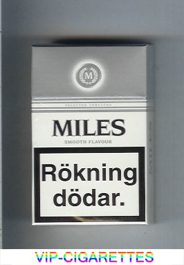 Miles Smooth Flavour cigarettes hard box