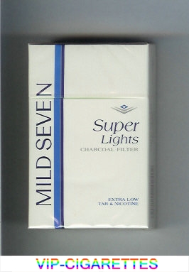 Mild Seven Super Lights cigarettes hard box
