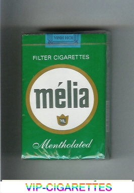 Melia Mentholated Filter cigarettes soft box
