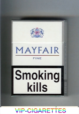 Mayfair Fine cigarettes hard box