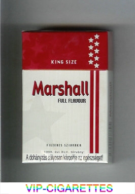 Marshall Full Flavour cigarettes hard box