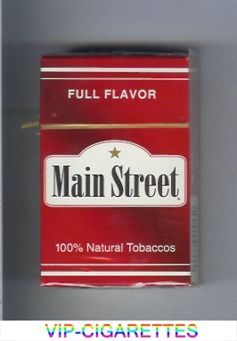 Main Street Full Flavor cigarettes hard box