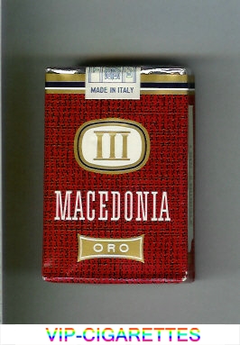 Macedonia Oro cigarettes soft box