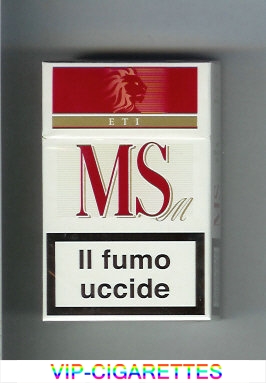 MS ETI M cigarettes hard box