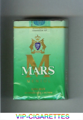 M Mars Mentol King Size cigarettes soft box