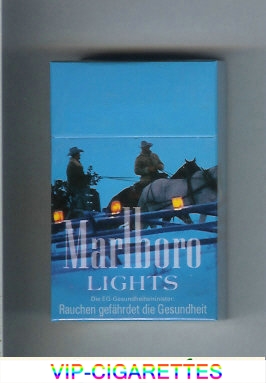 Marlboro filter cigarettes Lights hard box