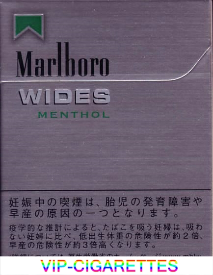 Marlboro Wides Menthol cigarettes hard box