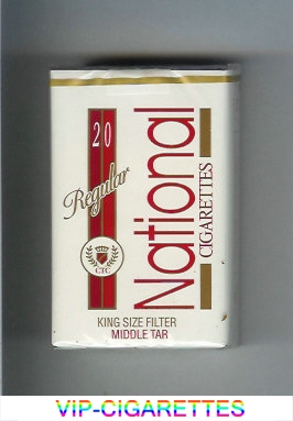 National Regular cigarettes soft box