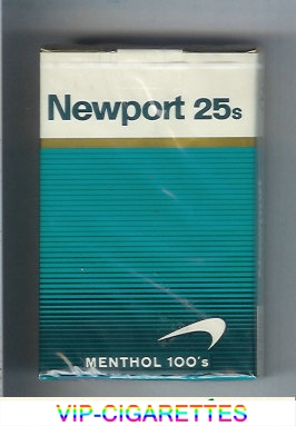 Newport 25s Menthol 100s cigarettes soft box