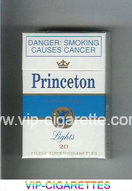 Princeton Lights cigarettes hard box