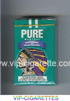 Pure Menthol cigarettes soft box