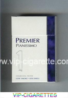 Premier Pianissimo 1 mg cigarettes hard box