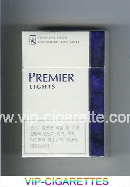 Premier Lights cigarettes hard box