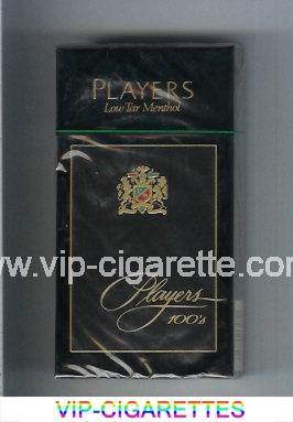 Players Low Tar Menthol 100s cigarettes hard box