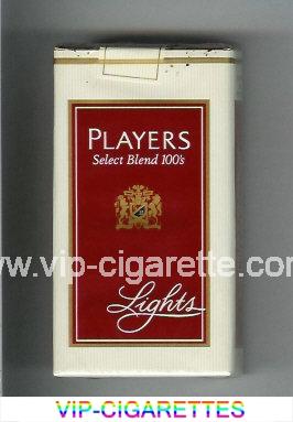 Players Select Blend Lights 100s cigarettes soft box