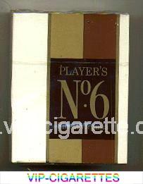 Player's No 6 Finest Virginia cigarettes hard box