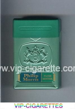 Philip Morris Menthol cigarettes plastic box