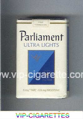 Parliament Ultra Lights cigarettes soft box