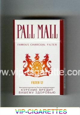 Pall Mall Famous Charcoal Filter Filter 12 cigarettes hard box