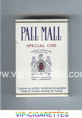 Pall Mall Famous American Cigarettes Special One cigarettes hard box