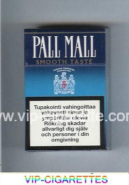 Pall Mall Famous American Cigarettes Smooth Taste cigarettes hard box