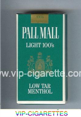 Pall Mall Light Menthol 100s cigarettes soft box
