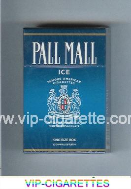 Pall Mall Famous American Cigarettes Ice cigarettes hard box
