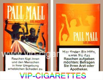 Pall Mall Los Angeles Famous American Blend cigarettes hard box