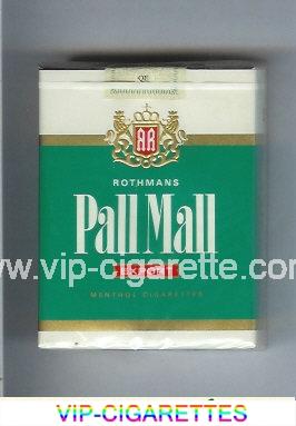 Pall Mall Rothmans Export Menthol 25s cigarettes soft box