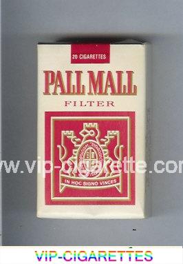 Pall Mall Filter white and red cigarettes soft box