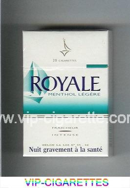 Royale Menthol Legere cigarettes hard box